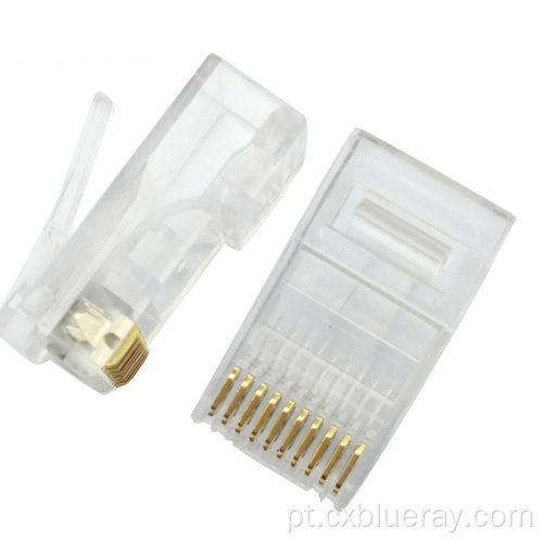 UTP 10P10C 3U Conector RJ50 Modular Plug RJ50